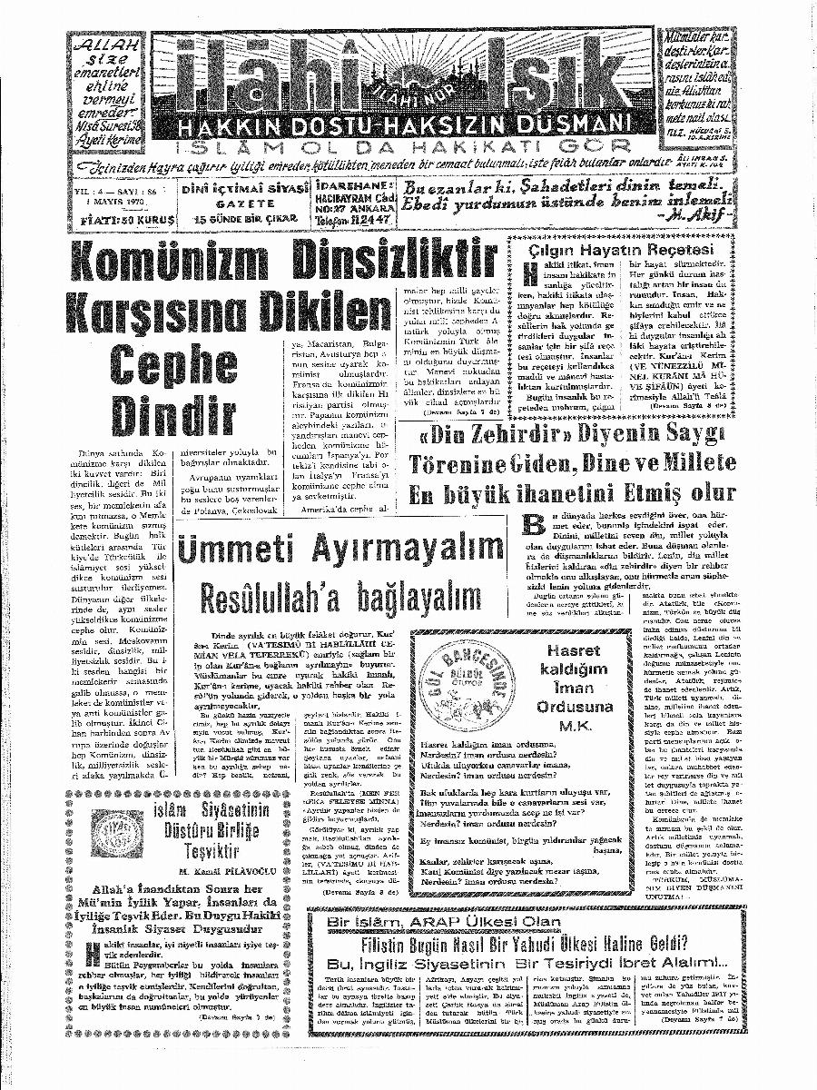 4. Cilt 86. Sayı Kapağı