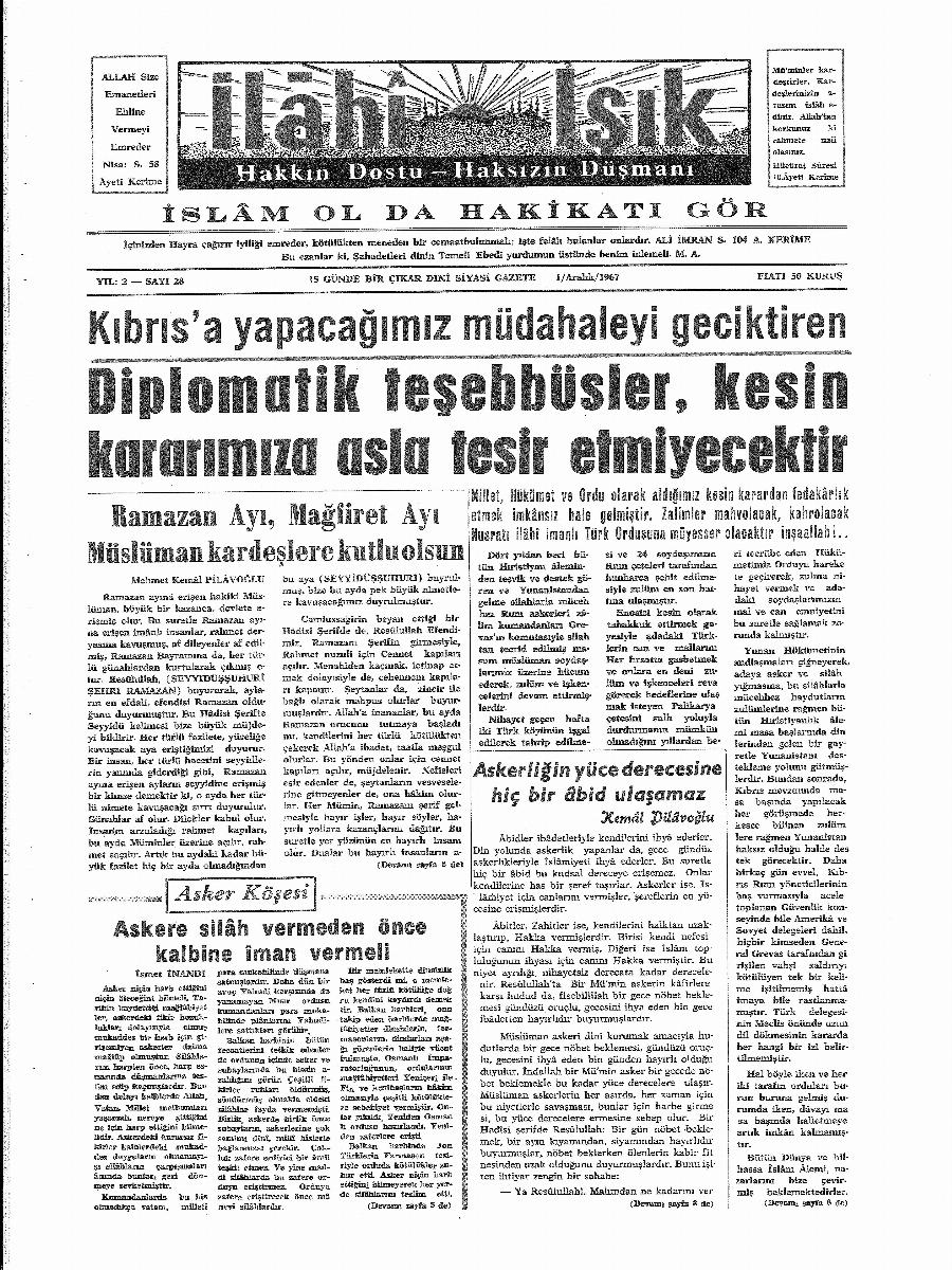 2. Cilt 28. Sayı Kapağı