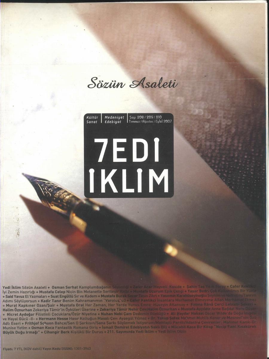 20. Cilt 208-209-210. Sayı Kapağı