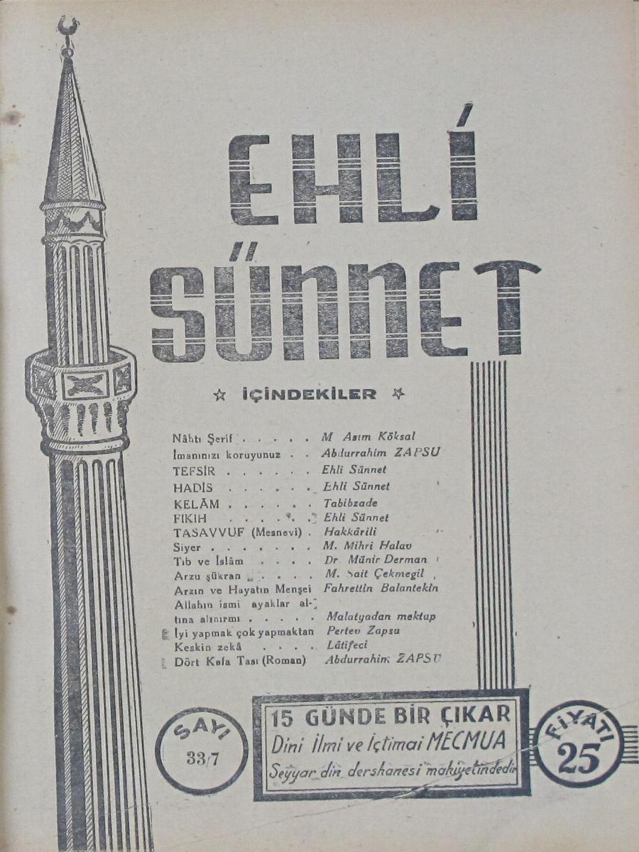 2. Cilt 33. Sayı Kapağı