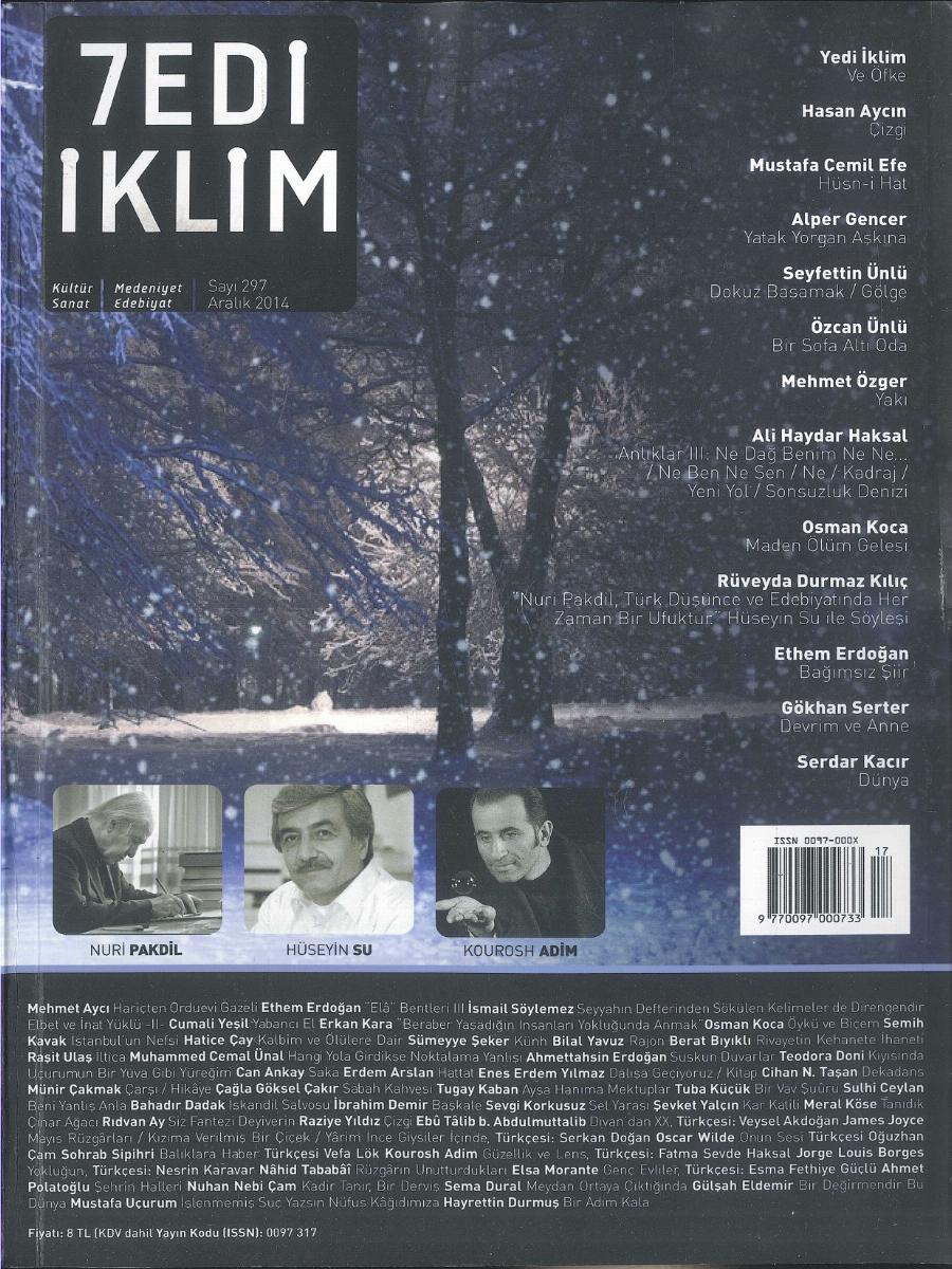 27. Cilt 297. Sayı Kapağı