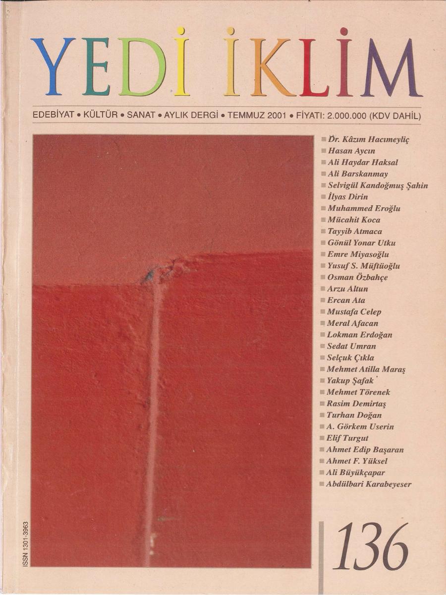 14. Cilt 136. Sayı Kapağı