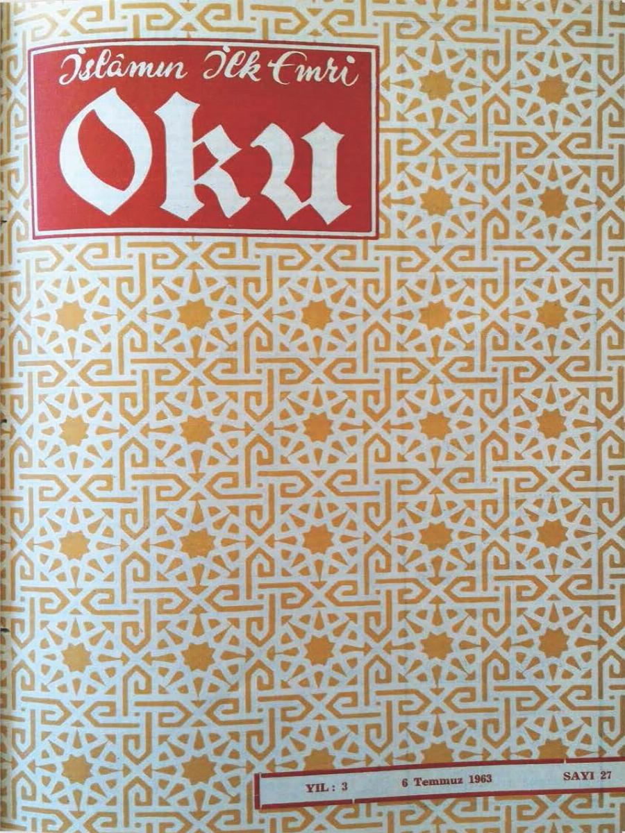 3. Cilt 27. Sayı Kapağı