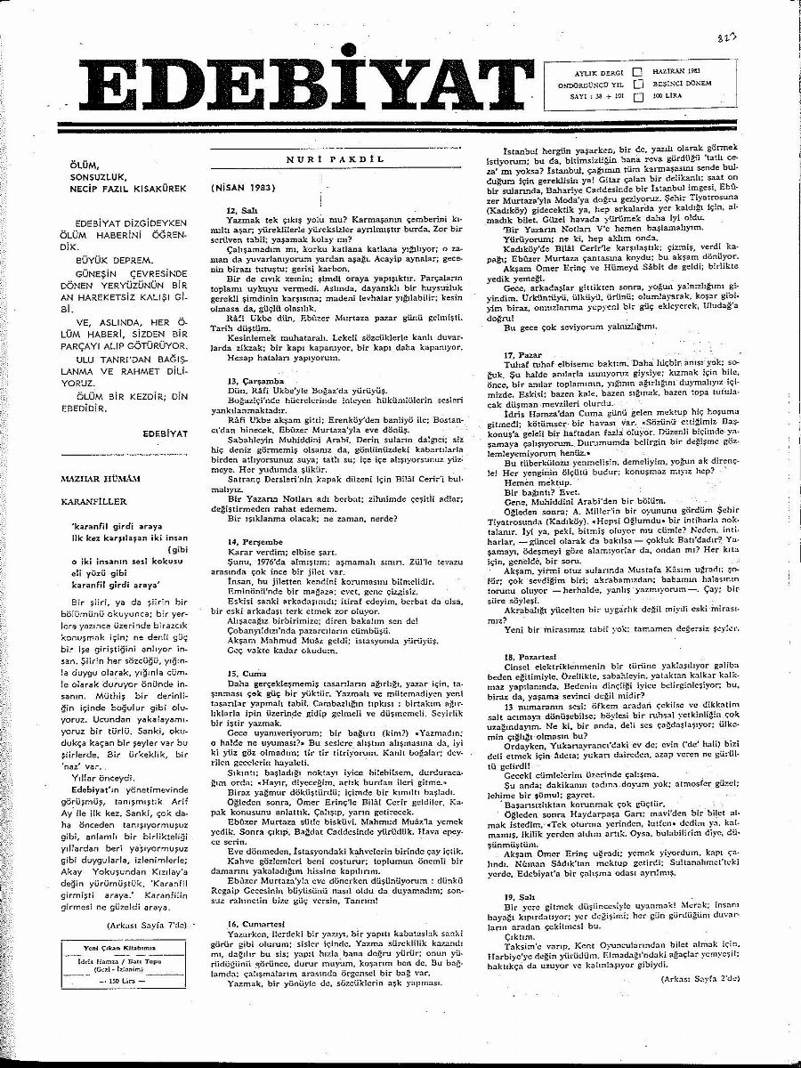 5. Cilt 38+101. Sayı Kapağı