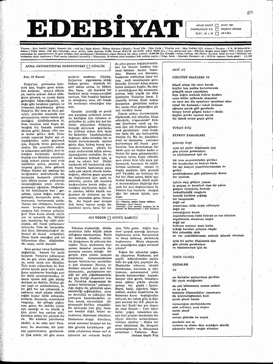 5. Cilt 38+98. Sayı Kapağı