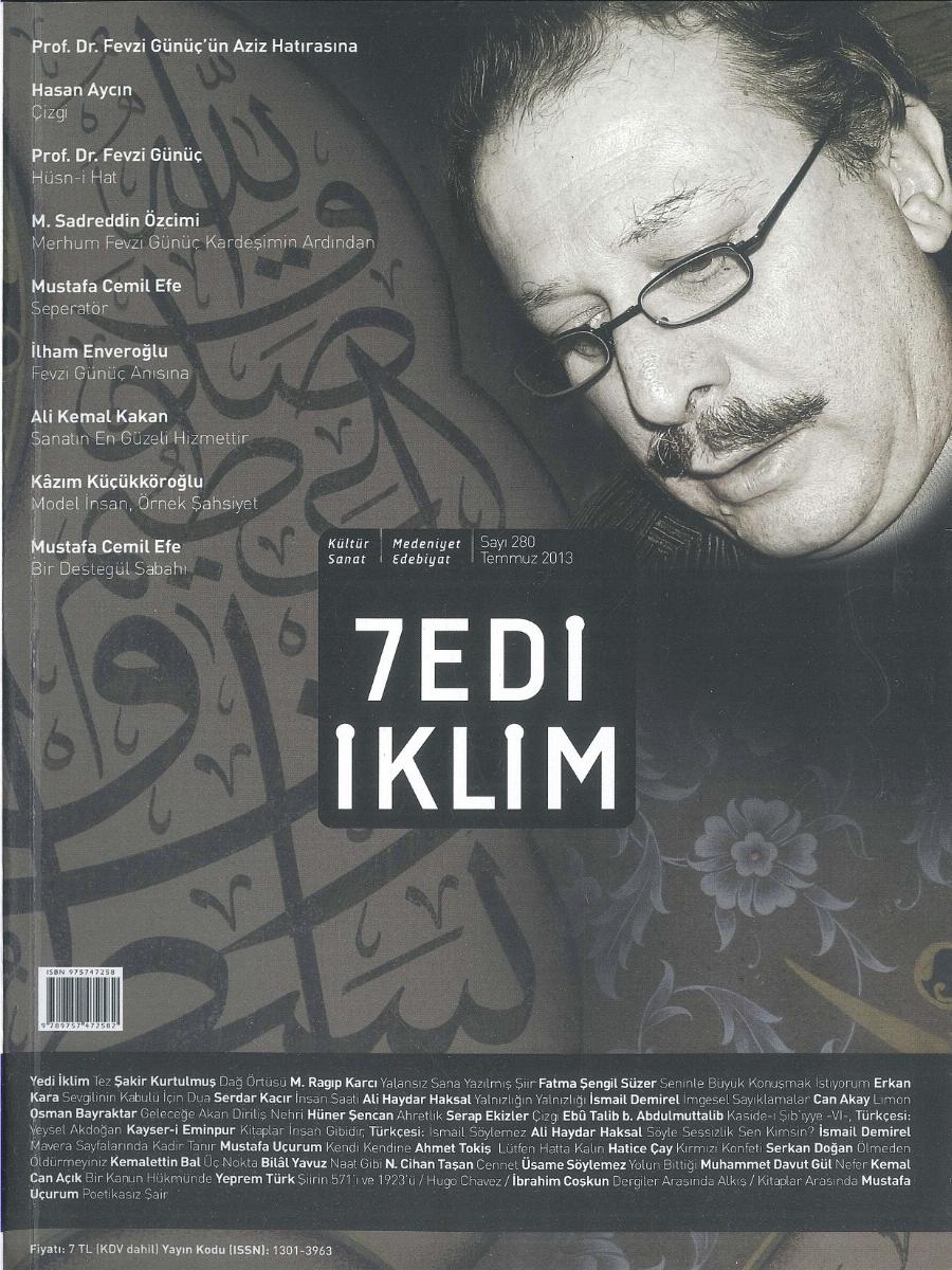 25. Cilt 280. Sayı Kapağı