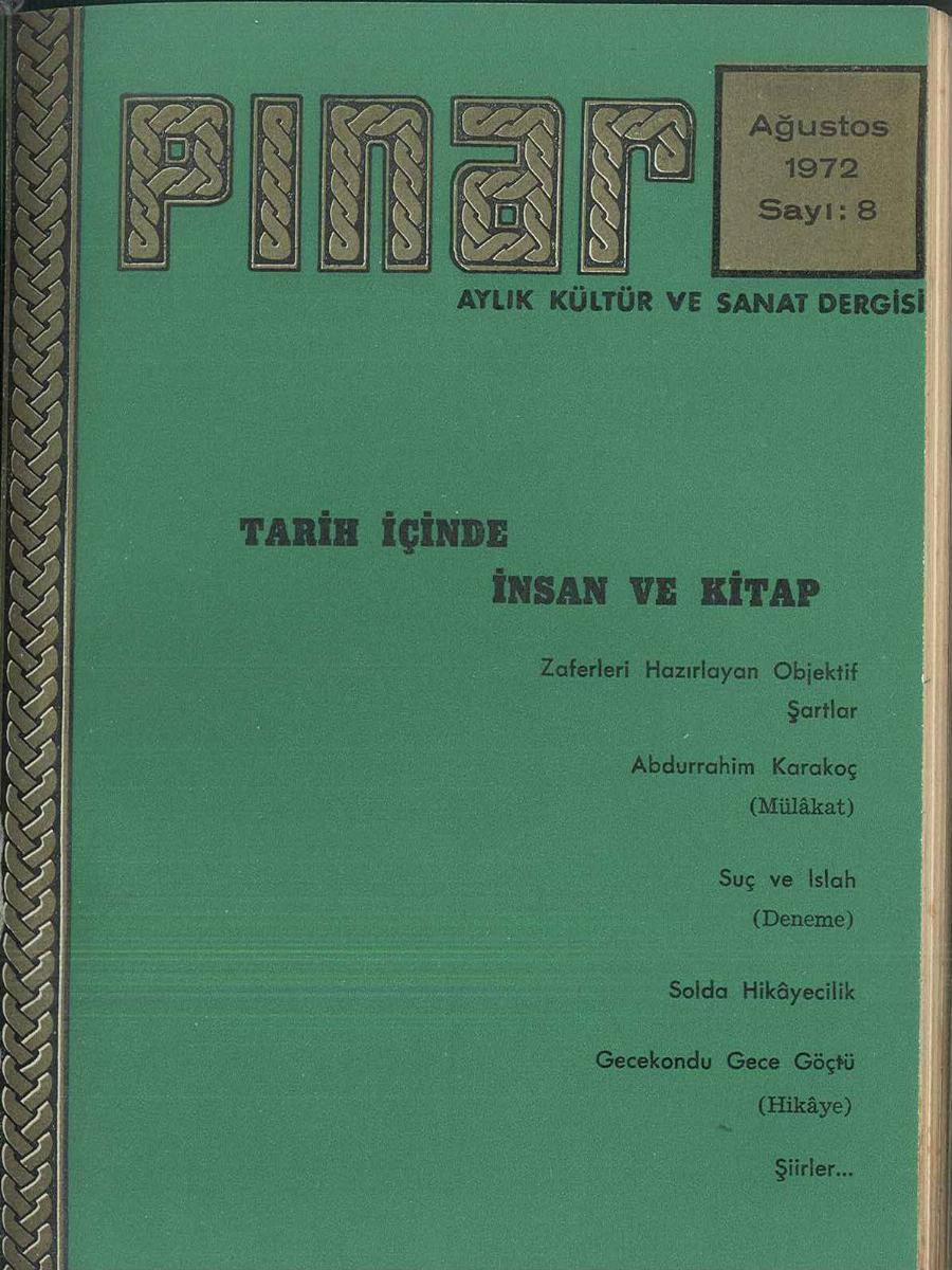 2. Cilt 8. Sayı Kapağı