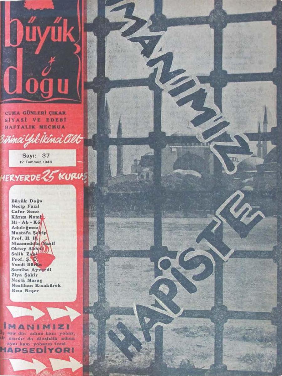 1. Cilt 37. Sayı Kapağı